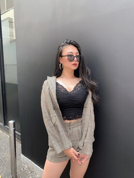 ENVYM_KANAEさん（レディース・170cm）の夏コーディネート