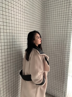 「ENVYM（アンビー）のアイテム（ジャケット/アウター）」を使った、ENVYM_KANAEさん（レディース・170cm）の冬コーディネート