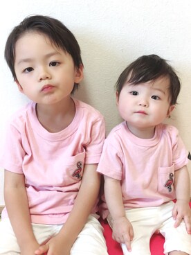 ゆいとんさん（キッズ・110cm）の春コーディネート