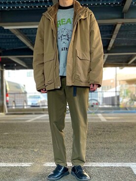 「アイテム（ブルゾン）」を使った、みやぽよさん（メンズ・175cm・20代）の春コーディネート