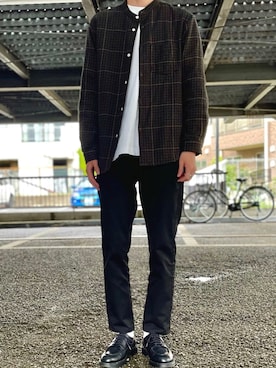 「アイテム（チノパンツ）」を使った、みやぽよさん（メンズ・175cm・20代）の春コーディネート