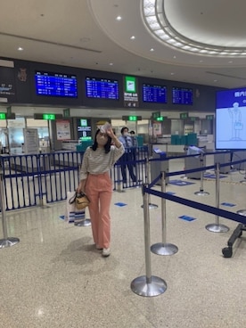 「J!NS（ジンズ）のアイテム」を使った、abcdef3さん（レディース・154cm）の春コーディネート