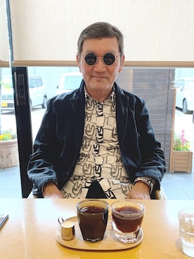 ジョンレノおやじさんのコーディネート