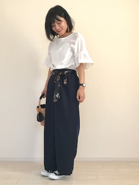 Ⓜ︎ar☺︎さん（レディース・161cm）の夏コーディネート