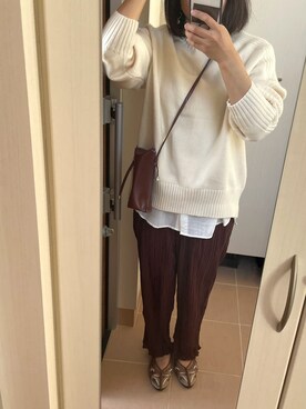 Ⓜ︎ar☺︎さん（レディース・160cm）の秋コーディネート