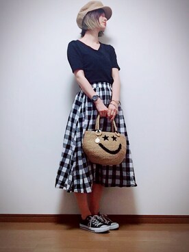 「AMERICAN HOLIC」｜YUKIさん（レディース・161cm）の春コーディネート