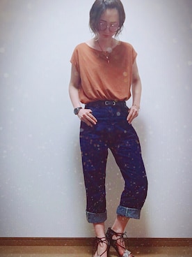 「AMERICAN HOLIC」｜YUKIさん（レディース・161cm）の夏コーディネート