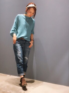 「AMERICAN HOLIC」｜YUKIさん（レディース・161cm）の冬コーディネート