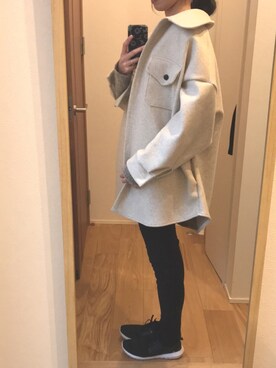 「DHOLIC（ディーホリック）のアイテム（その他アウター）」を使った、KENIIさん（レディース・167cm）の冬コーディネート