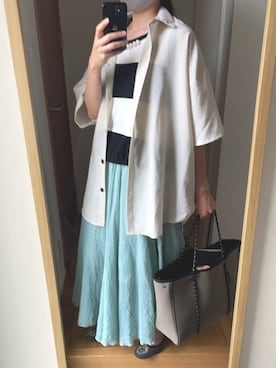 「Willow Bay（ウィローベイ）のアイテム」を使った、KENIIさん（レディース・167cm）の春コーディネート