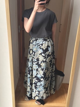 「Willow Bay（ウィローベイ）のアイテム」を使った、KENIIさん（レディース・167cm）の春コーディネート