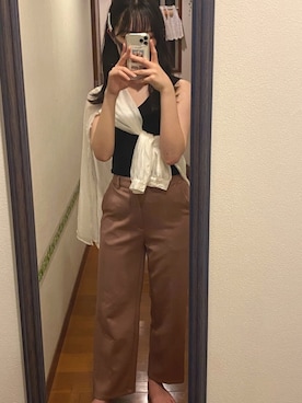 momo∨̈さん（レディース・159cm）の夏コーディネート