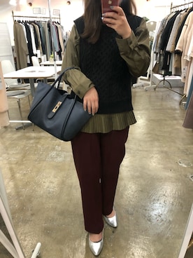 「ability（アビリティ）のアイテム」を使った、miiiizuさん（レディース・153cm）の秋コーディネート