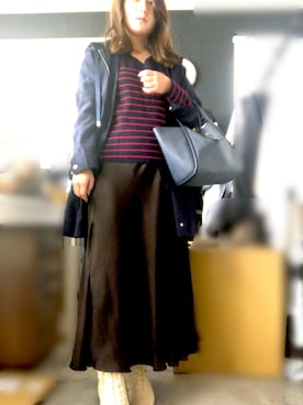 「ability（アビリティ）のアイテム」を使った、miiiizuさん（レディース・153cm）の秋コーディネート