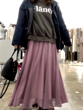 「Bou Jeloud（ブージュルード）のアイテム（ジャケット/アウター）」を使った、miiiizuさん（レディース・153cm）の春コーディネート