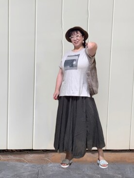 makiponさん（レディース・157cm）の夏コーディネート