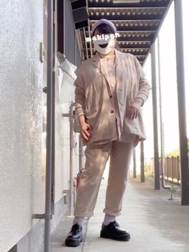 「BONbazaar（ボンバザール）のアイテム」を使った、makiponさん（レディース・157cm）の春コーディネート