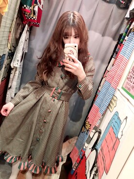 「WC（ダブル シー）のアイテム（その他）」を使った、なちさん（レディース・156cm）の冬コーディネート
