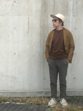 「TEATORA（テアトラ）のアイテム（ジャケット/アウター）」を使った、saudeさん（メンズ・164cm）の夏コーディネート