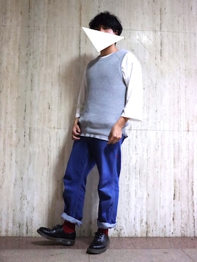 「MONO-MART（モノマート）のアイテム（その他アウター）」を使った、yo-sanさん（メンズ・174cm）の夏コーディネート