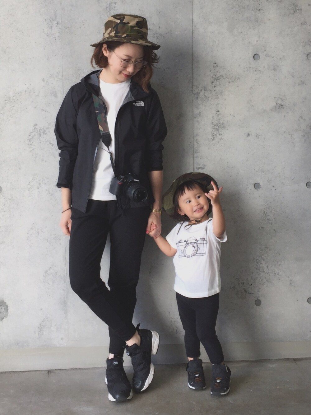 the north face ノースフェイス キッズ セット 親子コーデ