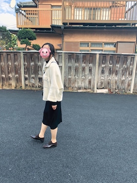 「着まわしコーデ」｜「アイテム（ワンピース/ドレス）」を使った、ショウショウさん（レディース・168cm）の秋コーディネート