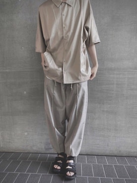 「TIMELY WARNING（タイムリーワーニング）のアイテム（ジャケット/アウター）」を使った、じゃーくさん（メンズ・174cm）の春コーディネート