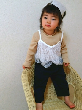 yuzukiさん（キッズ・80cm）の春コーディネート