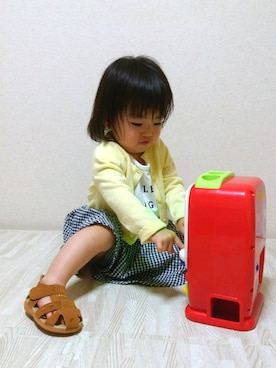 「1歳6ヶ月」｜「アイテム（その他）」を使った、yuzukiさん（キッズ・80cm）の夏コーディネート