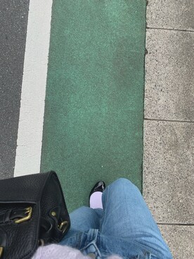 「A.P.C.（アーペーセー）のアイテム（財布/小物）」を使った、m:i さん（レディース・154cm）の秋コーディネート
