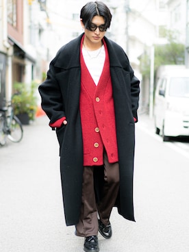「my beautiful landlet（マイビューティフルランドレット）のアイテム（その他アウター）」を使った、DAIKIさん（メンズ・171cm）の冬コーディネート