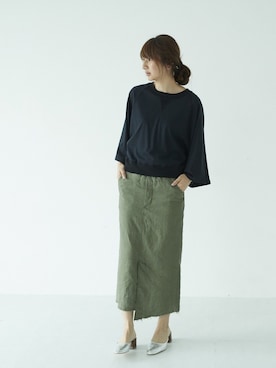 「GARAGE OF GOOD CLOTHING」｜くろさんさん（レディース・163cm）の夏コーディネート