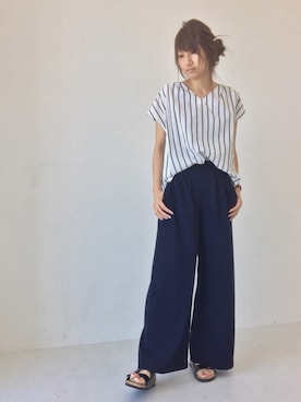 「AMERICAN HOLIC」｜くろさんさん（レディース・163cm）の夏コーディネート