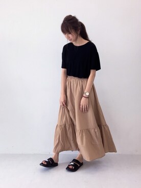 くろさんさん(レディース・163cm)の夏コーディネート
