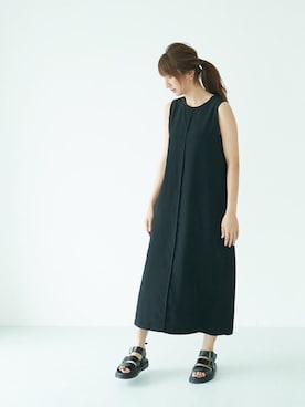 「GARAGE OF GOOD CLOTHING」｜くろさんさん（レディース・163cm）の夏コーディネート