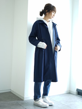 「SEVENDAYS=SUNDAY（セブンデイズサンデイ）のアイテム（ブルゾン）」を使った、くろさんさん（レディース・163cm）の秋コーディネート