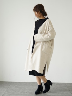 「SEVENDAYS=SUNDAY（セブンデイズサンデイ）のアイテム（チュニック）」を使った、くろさんさん（レディース・163cm）の秋コーディネート