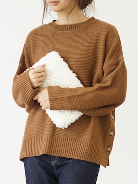 「SEVENDAYS=SUNDAY（セブンデイズサンデイ）のアイテム（ハンドバッグ）」を使った、くろさんさん（レディース・163cm）の冬コーディネート