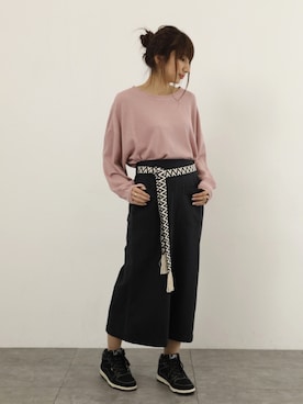 「SEVENDAYS＝SUNDAY」｜くろさんさん（レディース・163cm）の冬コーディネート