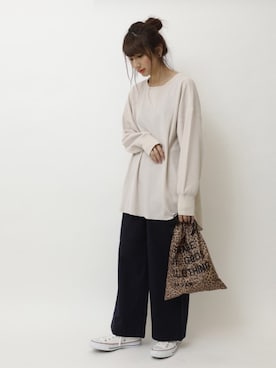 「SEVENDAYS＝SUNDAY」｜くろさんさん（レディース・163cm）の春コーディネート