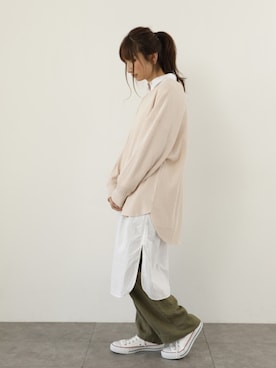 「SEVENDAYS=SUNDAY（セブンデイズサンデイ）のアイテム（ワンピース/ドレス）」を使った、くろさんさん（レディース・163cm）の春コーディネート