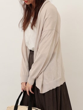 「SEVENDAYS=SUNDAY（セブンデイズサンデイ）のアイテム（スカート）」を使った、くろさんさん（レディース・163cm）の春コーディネート