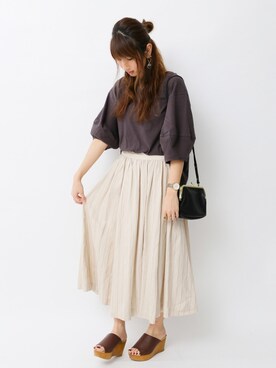 くろさんさん（レディース・163cm）の春コーディネート