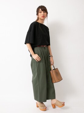 くろさんさん（レディース・163cm）の春コーディネート