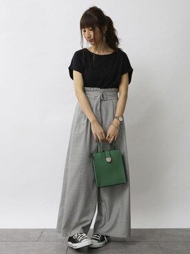 「SEVENDAYS=SUNDAY（セブンデイズサンデイ）のアイテム（ワンピース/ドレス）」を使った、くろさんさん（レディース・163cm）の夏コーディネート