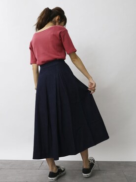 「SEVENDAYS＝SUNDAY」｜くろさんさん（レディース・163cm）の夏コーディネート