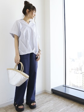 くろさんさん(レディース・163cm)の夏コーディネート