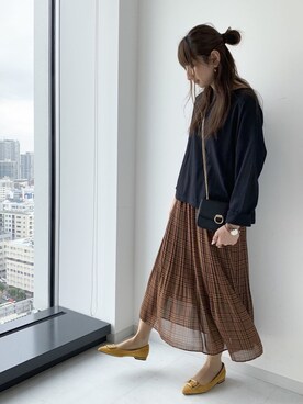 くろさんさん（レディース・163cm）の秋コーディネート