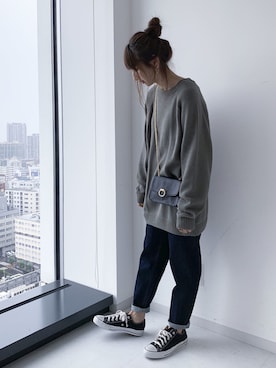 くろさんさん（レディース・163cm）の秋コーディネート