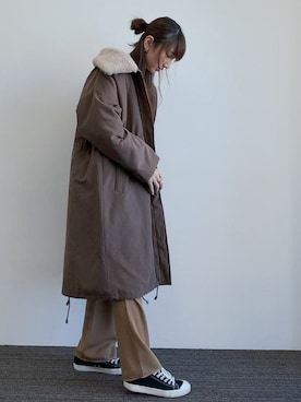 くろさんさん（レディース・163cm）の冬コーディネート